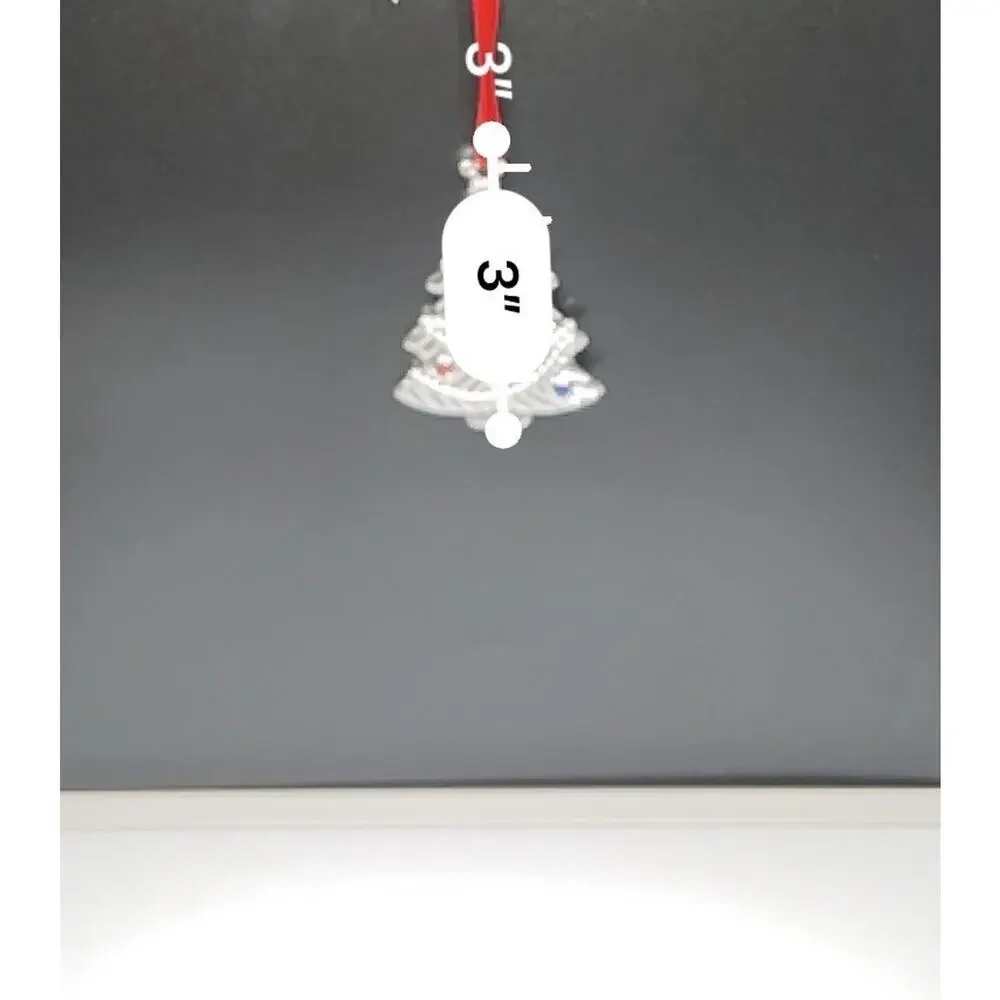 Lenox Sparkle and Silver Christmas Tree Ornament‎ Jeweled. New no Box.